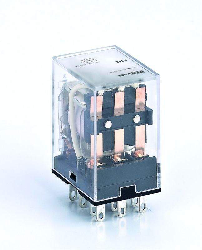 реле промежуточное пр-102 5а 24в dc 3 конт. с led-индикацией dekraft 23870dek от BTSprom.by