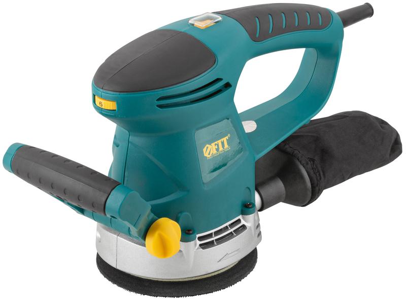  Машина шлифовальная эксцентриковая 480Вт 4000-14000об/мин; 125мм; липучка FIT 80585 фото в каталоге от BTSprom.by