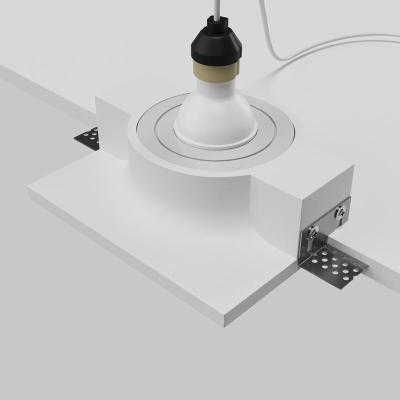  Светильник Gyps Modern 10Вт GU10 встраив. Maytoni DL006-GU10-RD-W фото в каталоге от BTSprom.by