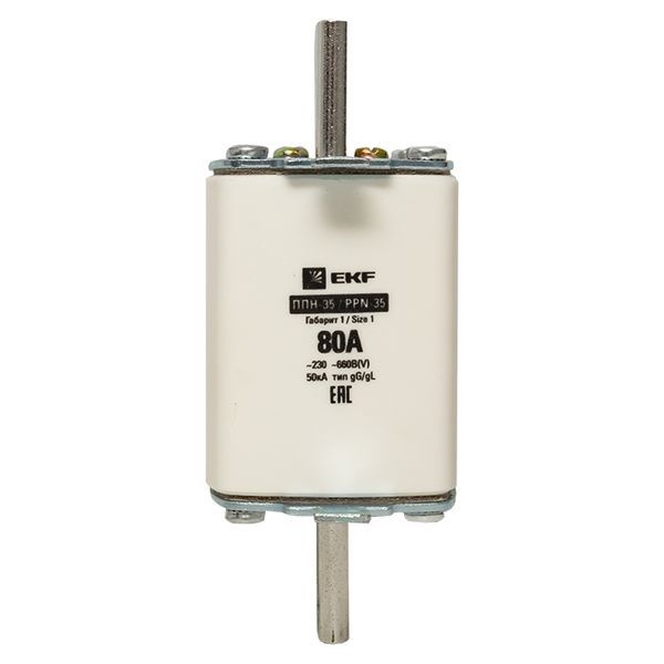  Вставка плавкая ППН-35 250/80А габарит 1 PROxima EKF fus-35/250/80 фото в каталоге от BTSprom.by