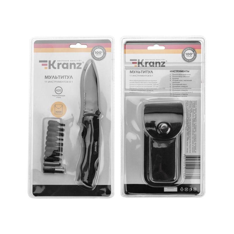  Мультитул 11 в 1 154мм Kranz KR-12-4944-2 фото в каталоге от BTSprom.by