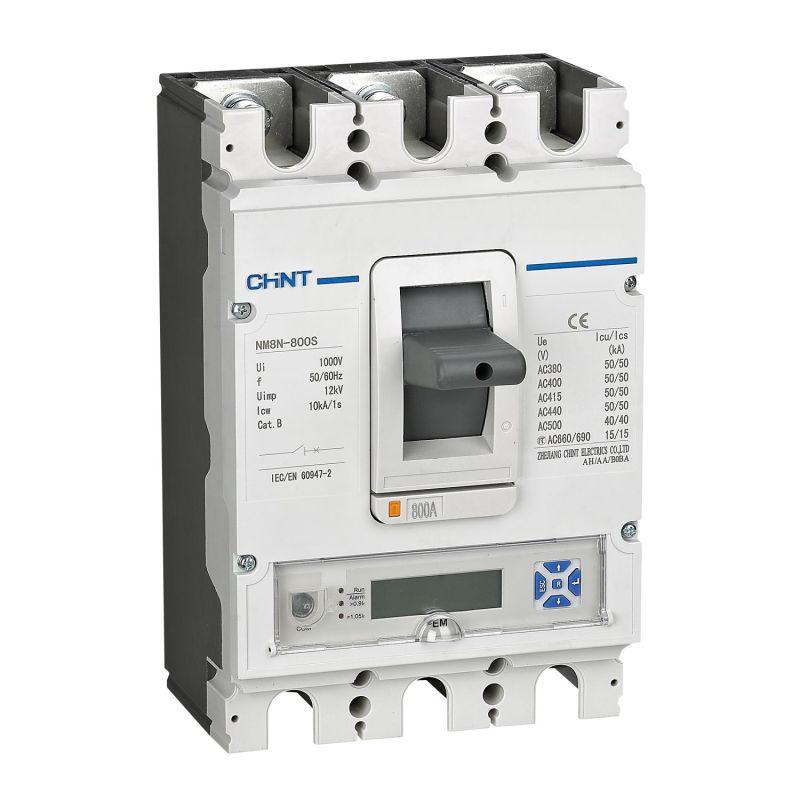 выключатель автоматический 3п 400а 36ка nm8n-630c em с электр. расцеп. lcd (r) chint 269469 от BTSprom.by