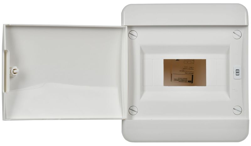  Корпус ЩРН-П-8 TEKFOR IP41 бел. дверь пластик. IEK TF5-KP13-N-08-41-K01-K01 фото в каталоге от BTSprom.by