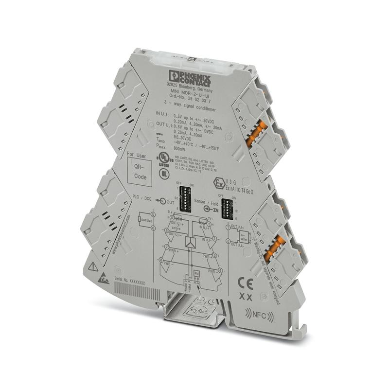 усилитель разделительный mini mcr-2-ui-ui phoenix contact 2902037 от BTSprom.by