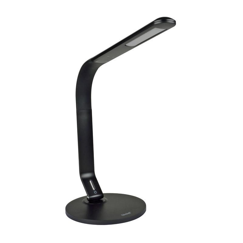 светильник настольный tld-555 black/led/500lm/5500k/dimmer/usb 8вт сенсор. выкл. uniel ul-00003648 от BTSprom.by