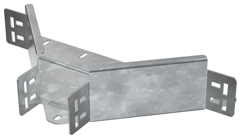 Отвод Т-образный 80х80 2мм HDZ ESCA 7 IEK ES7-OT-080-080-20-HDZ от BTSprom.by