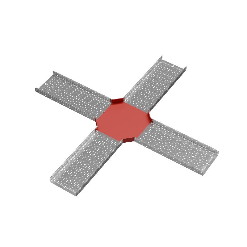 Ответвитель для лотка Х-образ. 400х80 "ПЛЮС" XDplus80-400 INOX304 КМ PL5734 фото в каталоге от BTSprom.by