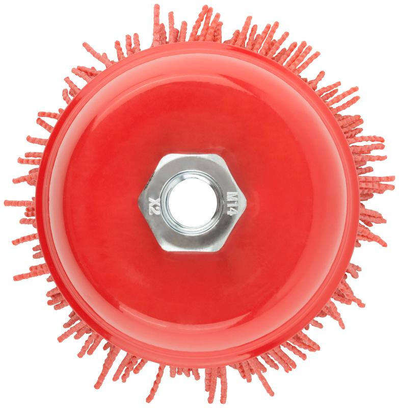  Корщетка-чашка нейлоновая гайка М14 профи 100мм FIT 38798 фото в каталоге от BTSprom.by