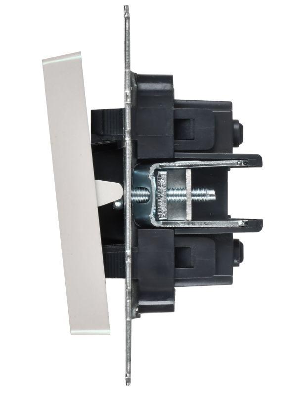  Выключатель перекрестный 2-кл. СП BRITE ВС10-2-3-БрЖ 10А механизм жемчуж. IEK BR-V23-0-10-K36 фото в каталоге от BTSprom.by