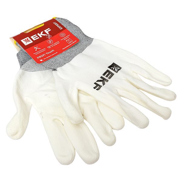  Перчатки рабочие PROFI Touch для чистовых работ (15 класс 8 размер) Expert EKF pe15pm-8-exp фото в каталоге от BTSprom.by