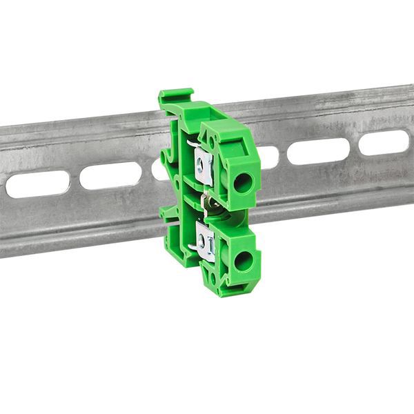  Колодка клеммная JXB-2.5/35 (25а) зел. EKF plc-jxb-2.5/35gn фото в каталоге от BTSprom.by