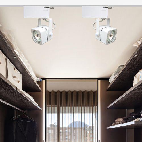  Светильник трековый TR10-GU10 MR16 1ф WH бел. Эра Б0044261 фото в каталоге от BTSprom.by