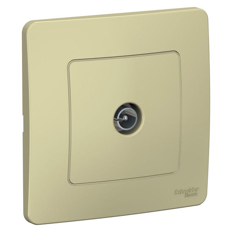 розетка телевизионная tv сп blanca коннектор беж. se blnts000017 от BTSprom.by