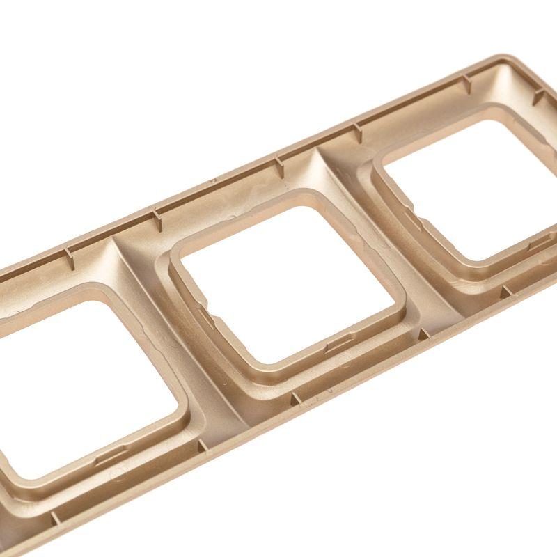  Рамка 4-я горизонтальная DEA зол. метал. Kranz KR-78-0318 фото в каталоге от BTSprom.by