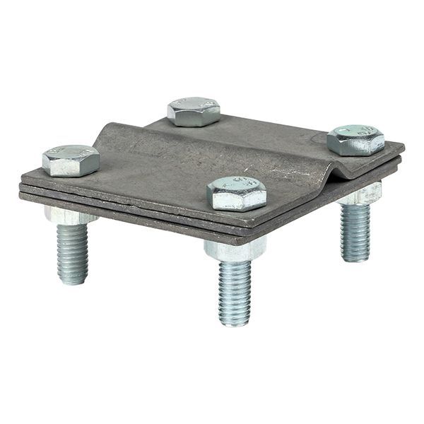 зажим полоса 40 - прут 10 (3 пластины 70х70мм) cu proxima ekf lp-g3101-cu от BTSprom.by