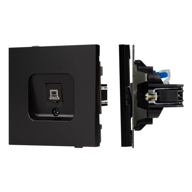 розетка компьютерная sct-tendo-mpc1-pl-bk rj45 кат.6 механизм arlight 054104 от BTSprom.by