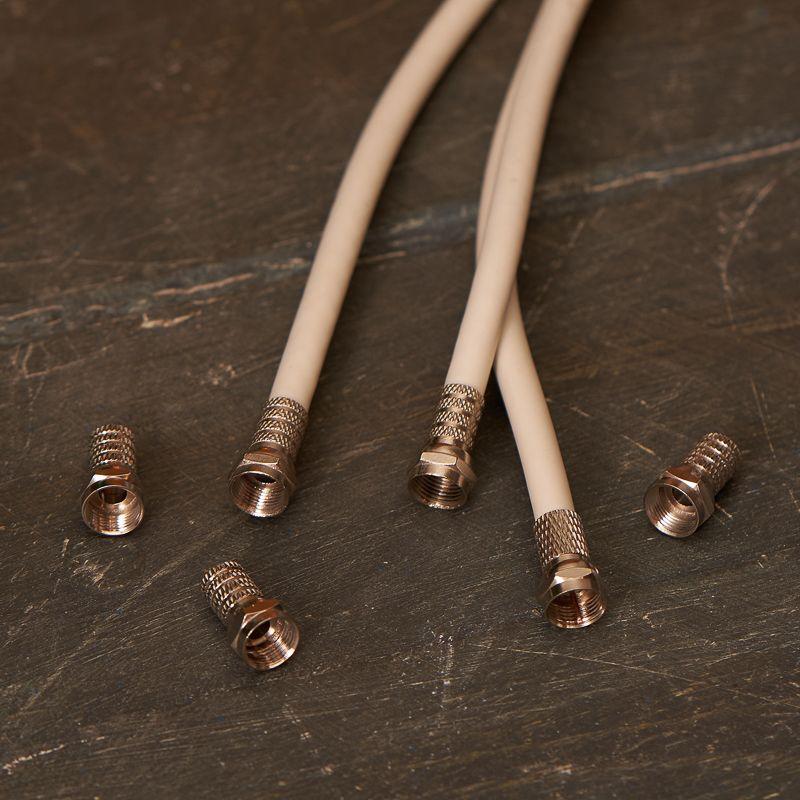  Разъем F RG-6 (03-008C) (уп.100шт) Rexant 05-4003 фото в каталоге от BTSprom.by