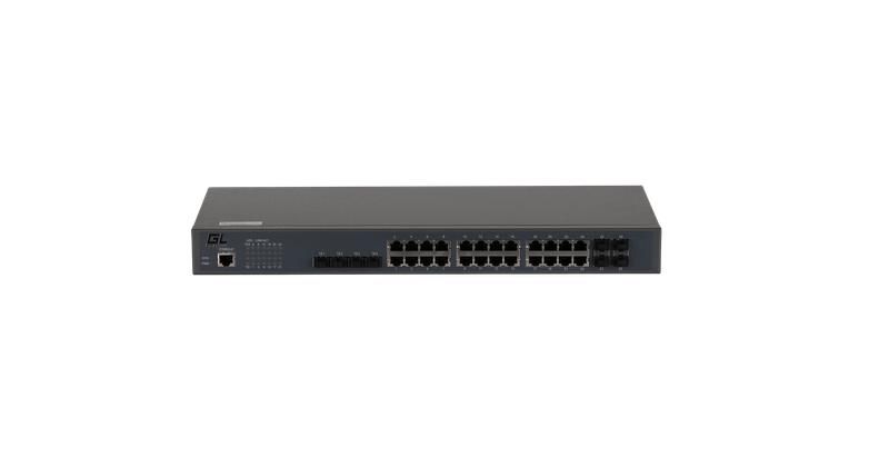 коммутатор управляемый l2 24 base-t 1000mb/s портов 4 combo tx/sfp 10/100/1000mb/s 4 10g sfp+1 console 1u 19дюйм 220в nikomax gl-sw-g201-28tc от BTSprom.by