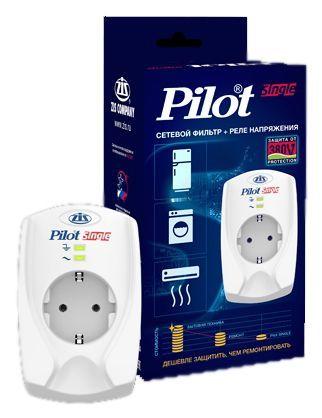фильтр сетевой 1-м с заземл. 10а ip20 бел. pilot single 598642 от BTSprom.by