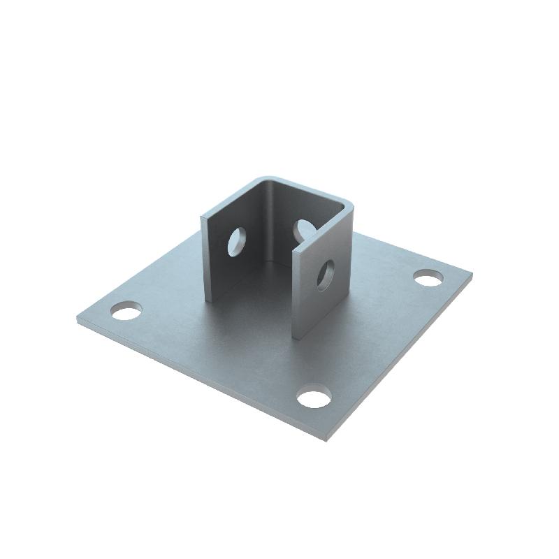 Основание одноканальное для страт-профиля 41х41мм HD85 КМ LO55399 от BTSprom.by