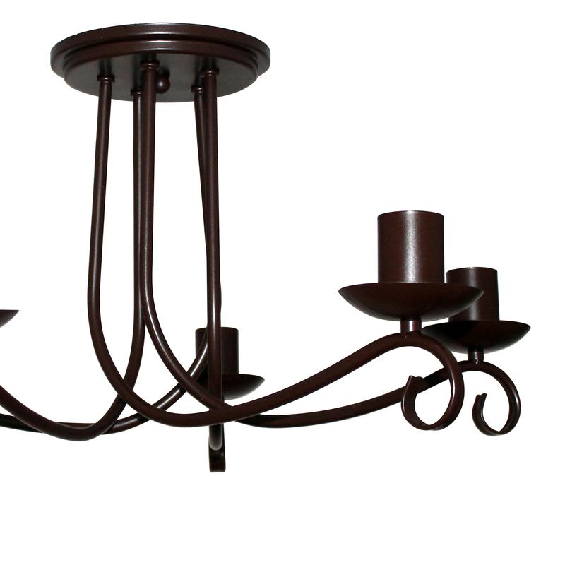  Светильник НПБ 01-5х60-139 "Вилла" 151 E27 матов. корич. (инд. упак.) Элетех 1005404576 фото в каталоге от BTSprom.by