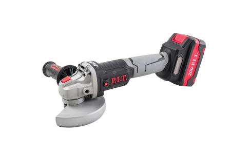 машина шлифовальная угловая аккумуляторная бесщеточная 20в 125мм 7000об/мин 1 акб заряд. устр. (кейс) p.i.t. pws20h-125a/1 от BTSprom.by