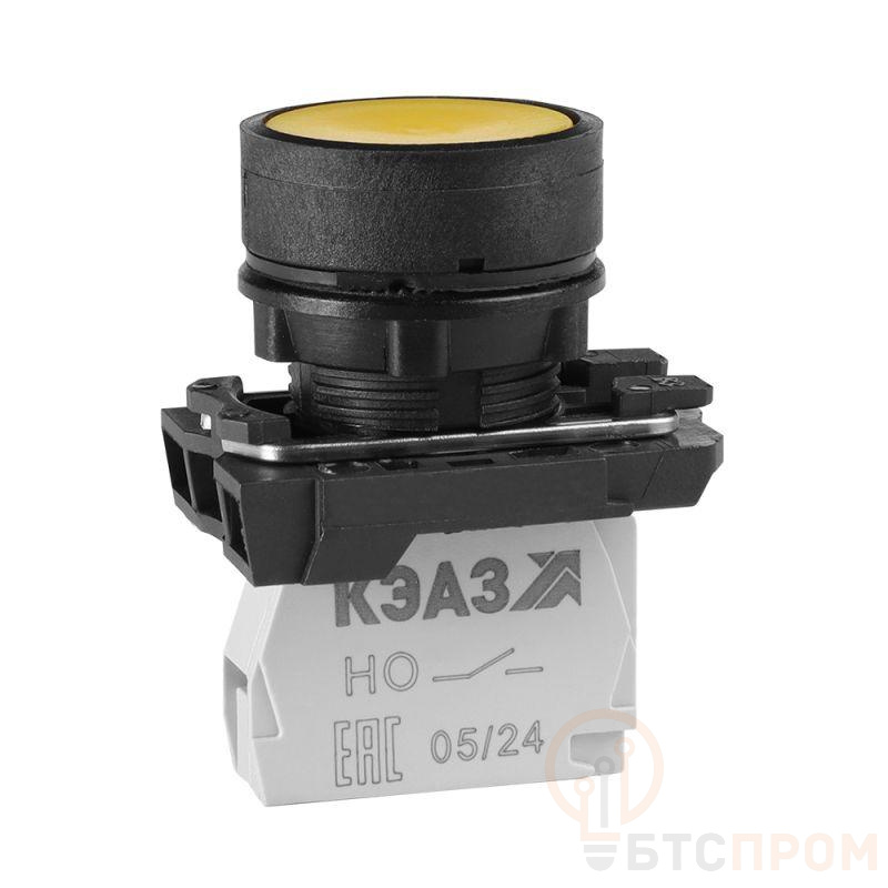 Кнопка КМЕ4510м желт. 1но+0нз цилиндр IP54 КЭАЗ 354374 фото в каталоге от BTSprom.by  Кнопка КМЕ4510м желт. 1но+0нз цилиндр IP54 КЭАЗ 354374 фото в каталоге от BTSprom.by