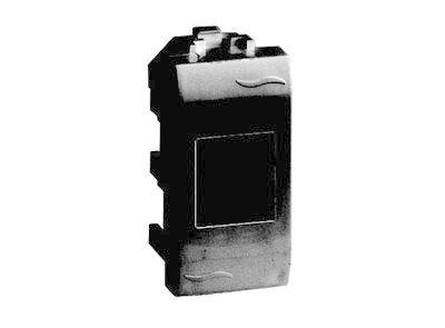 розетка компьютерная сп 1мод. brava rj45 кат.6a черн. dkc 77678n от BTSprom.by