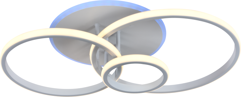 светильник светодиодный reinhild 6085-103 61вт + 8вт 4000к-6000к потолочн. модерн с пультом rivoli б0052401 от BTSprom.by