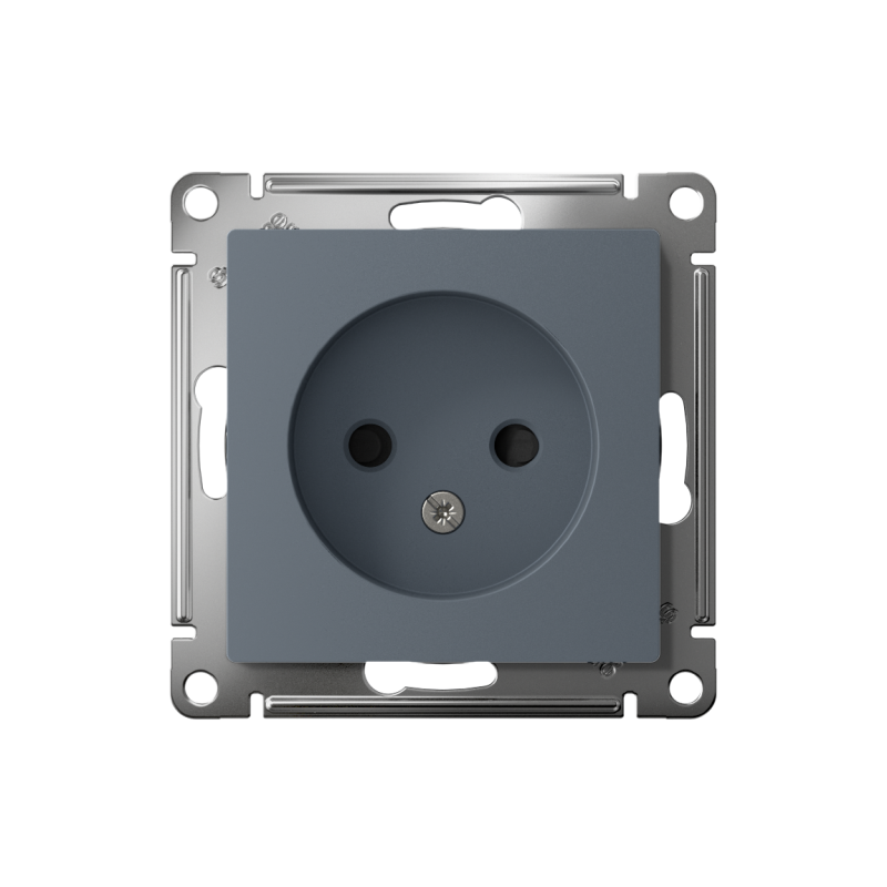 розетка 1-м сп atlasdesign 16а ip20 без заземл. защ. шторки механизм грифель se atn000749 от BTSprom.by