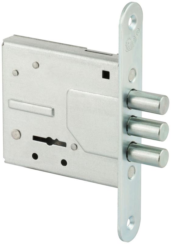  Замок врезной ЗВ8-4С три круглых ригеля 66970 фото в каталоге от BTSprom.by