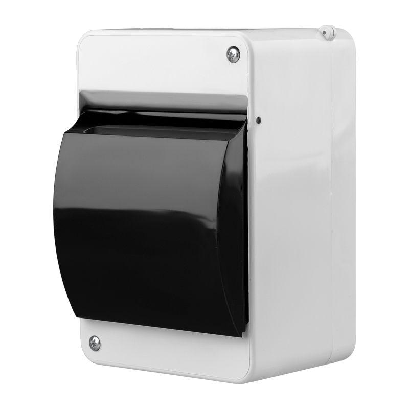 корпус пластиковый кмпн 2/4 ip30 на 2-4 модуля с крышкой бел. rexant 11-0124 от BTSprom.by