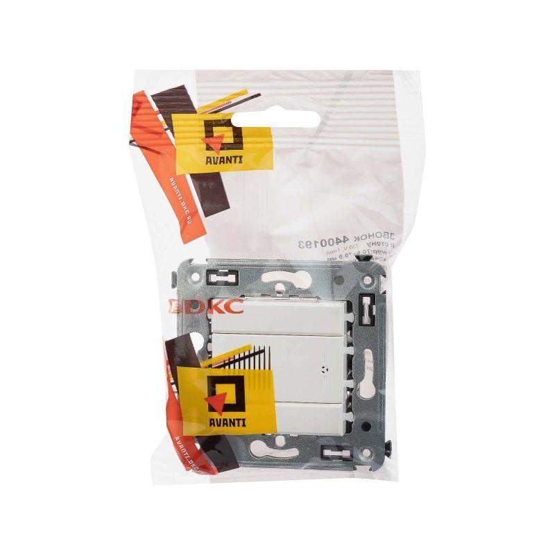  Звонок СП "Avanti" "Белое облако" DKC 4400193 фото в каталоге от BTSprom.by