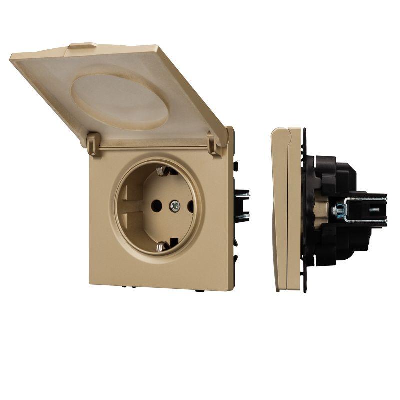 розетка sct-nobe-mcp-sfpl-gd 16а 230в влагозащ. механизм arlight 054282 от BTSprom.by