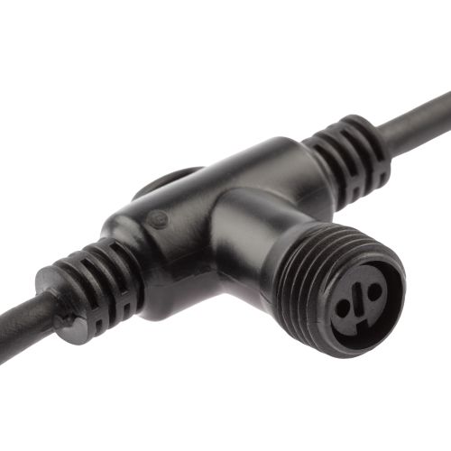  Коннектор Т-образный IP65 220В для гирлянд провод черн. каучук Эра Б0051884 фото в каталоге от BTSprom.by