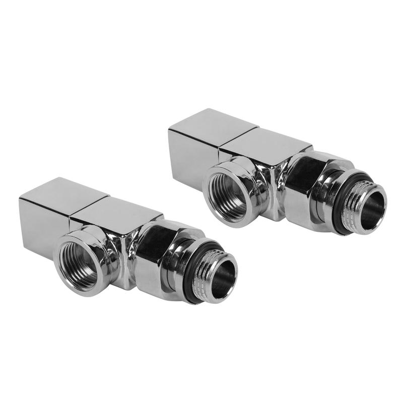  Набор дизайн-вентилей CUBE осевой 1/2дюйм хром Royal Thermo НС-1193193 фото в каталоге от BTSprom.by