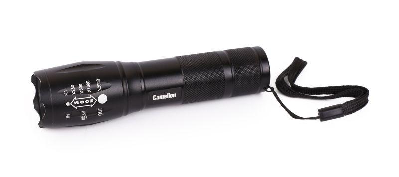фонарь led51530 led xml-t6 zoom 5 режимов 3хlr03 алюм. черн. (открывающ. блист.) camelion 14536 от BTSprom.by