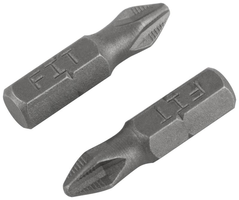  Набор бит кованые сталь S2 односторонние 25мм PH2 профи блистер (уп.2шт) FIT 57502 фото в каталоге от BTSprom.by