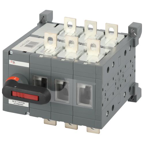  Выключатель-разъединитель ВНК-35-31130 PRO mvr30-3-250E 3П 250А на 2 направления с фронтальной рукояткой управления Эра Б0054016 фото в каталоге от BTSprom.by