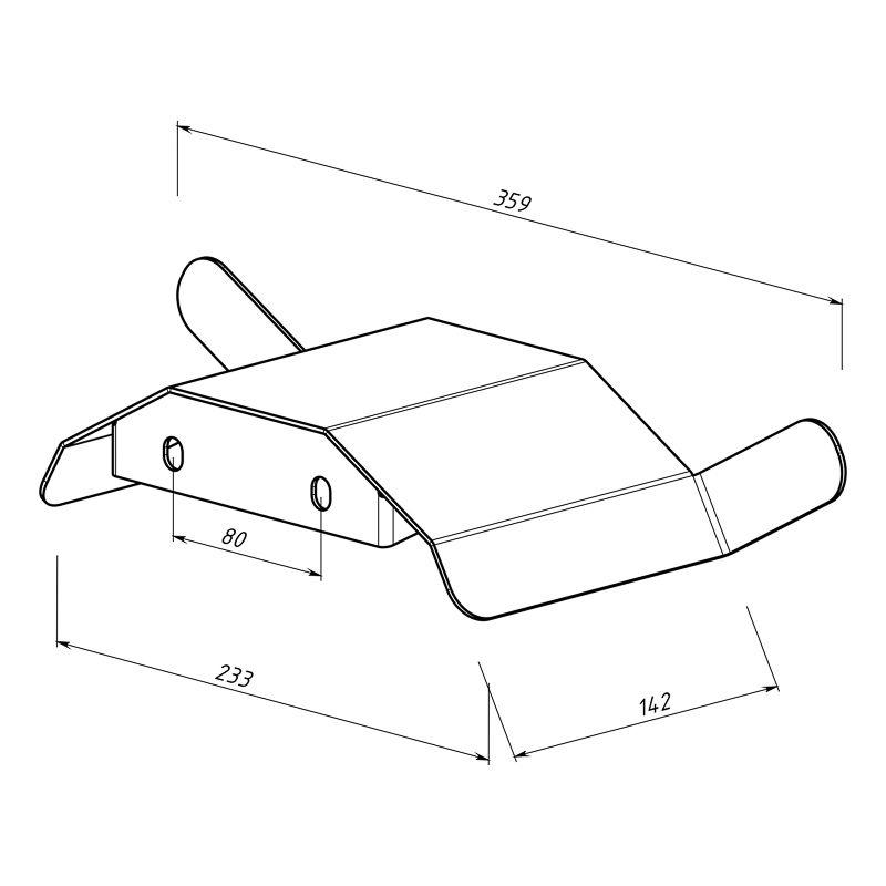  Держатель садовый для хранения поливочного шланга настенный черн. Rexant 38-0663 фото в каталоге от BTSprom.by