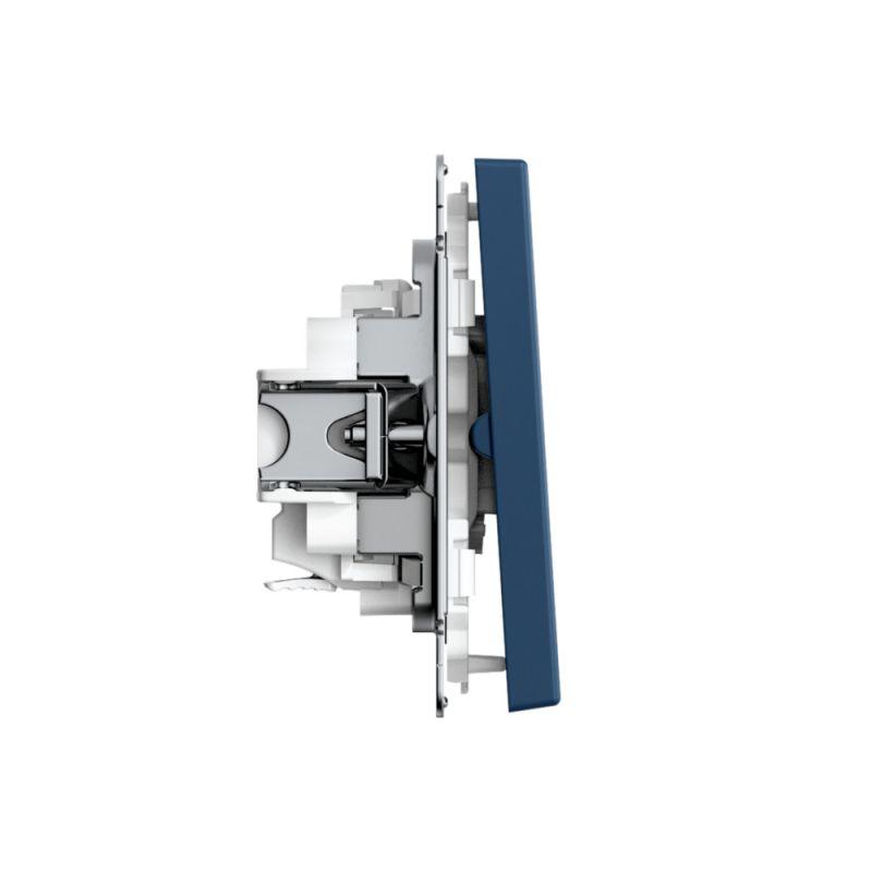  Выключатель 2-кл. ArtGallery 10AX быстрозажим. клем. механизм аквамарин SE GAL001151S фото в каталоге от BTSprom.by