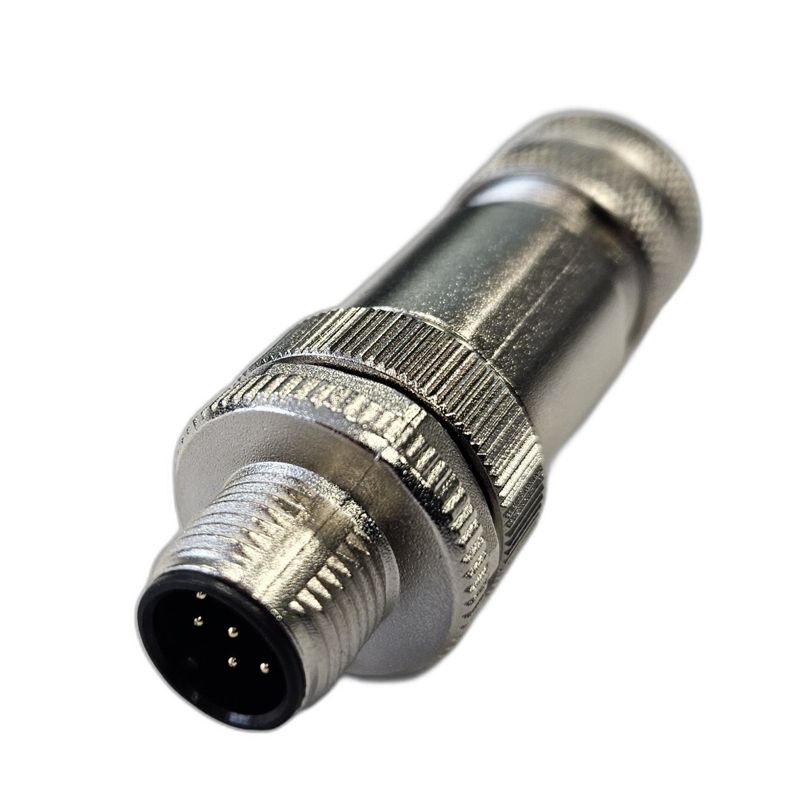 разъем м12 8a штыревой винт метал. прямой резьба pg9 каб. часть сцм120004-08a стэз 185200030 от BTSprom.by