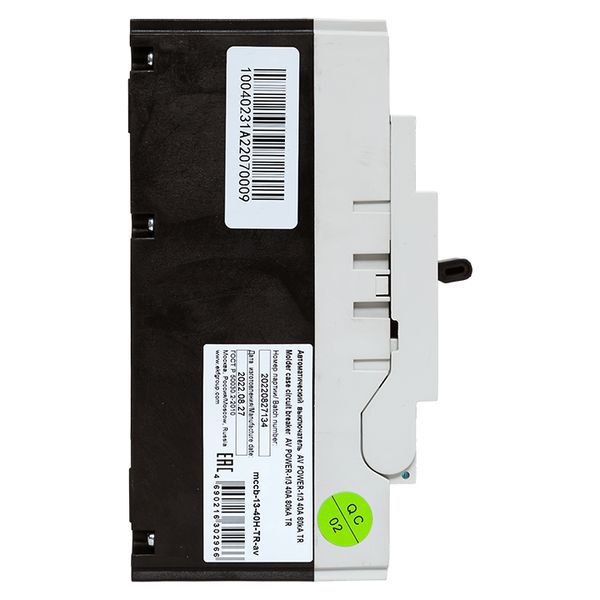  Выключатель автоматический 40А 80кА AV POWER-1/3 TR AVERES EKF mccb-13-40H-TR-av фото в каталоге от BTSprom.by