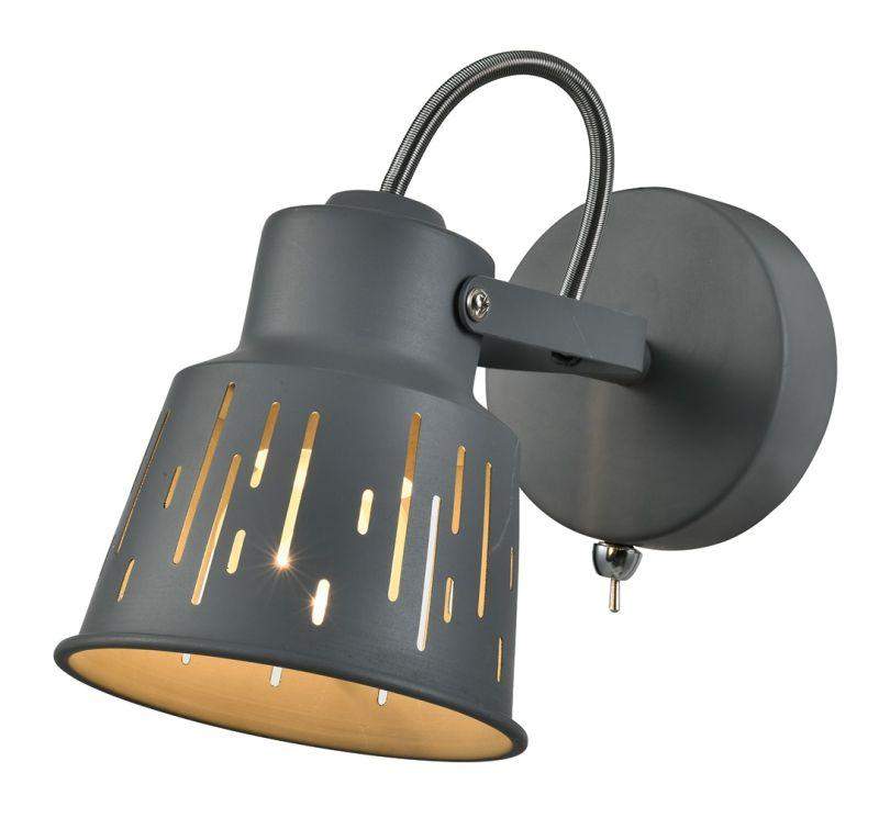 светильник настенно-потолочный спот kalma 7059-701 1хе27 40вт поворотный с выключателем rivoli б0055012 от BTSprom.by