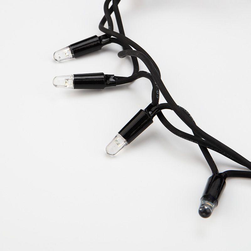  Гирлянда светодиодная "Кластер" 10м 200LED бел. 18Вт IP67 соединяемая провод каучук черн. Neon-Night 315-255 фото в каталоге от BTSprom.by