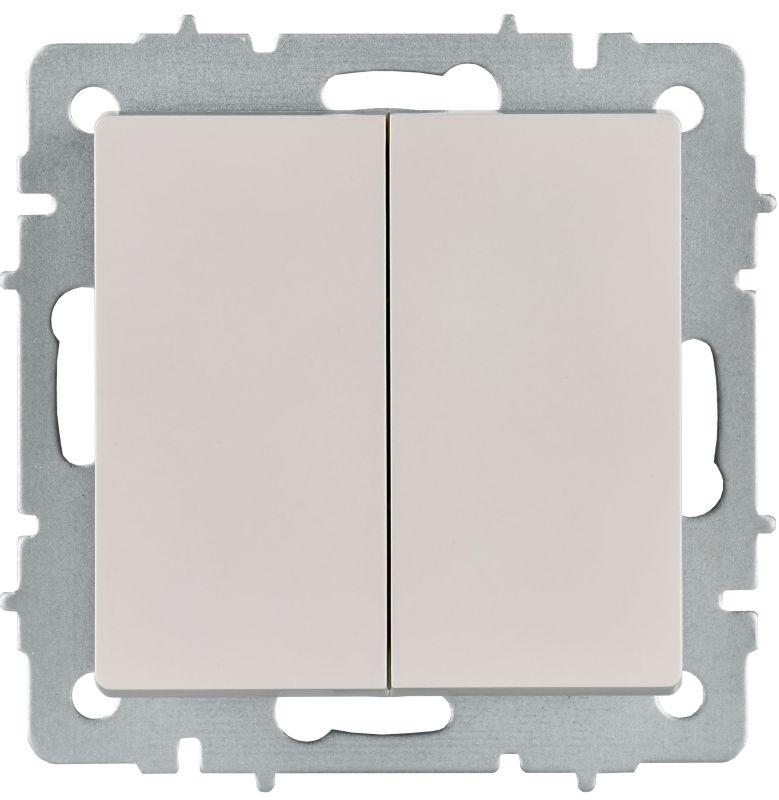  Выключатель перекрестный 2-кл. СП BRITE ВС10-2-3-БрЖ 10А механизм жемчуж. IEK BR-V23-0-10-K36 фото в каталоге от BTSprom.by