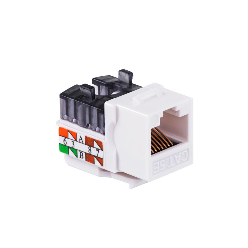 модуль keystone 1хrj45 кат.5e utp t568a/b 90 бел. datarex dr-510000 от BTSprom.by
