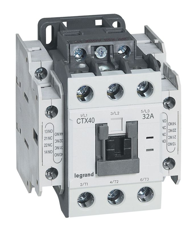 контактор ctx3 3п 32а кат. 415в ac 2но+2нз ac-3 leg 416129 от BTSprom.by