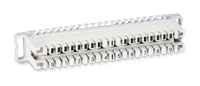 плинт размыкаемый на 10 пар dm-10p маркировка 0-9 cabeus 7017c от BTSprom.by