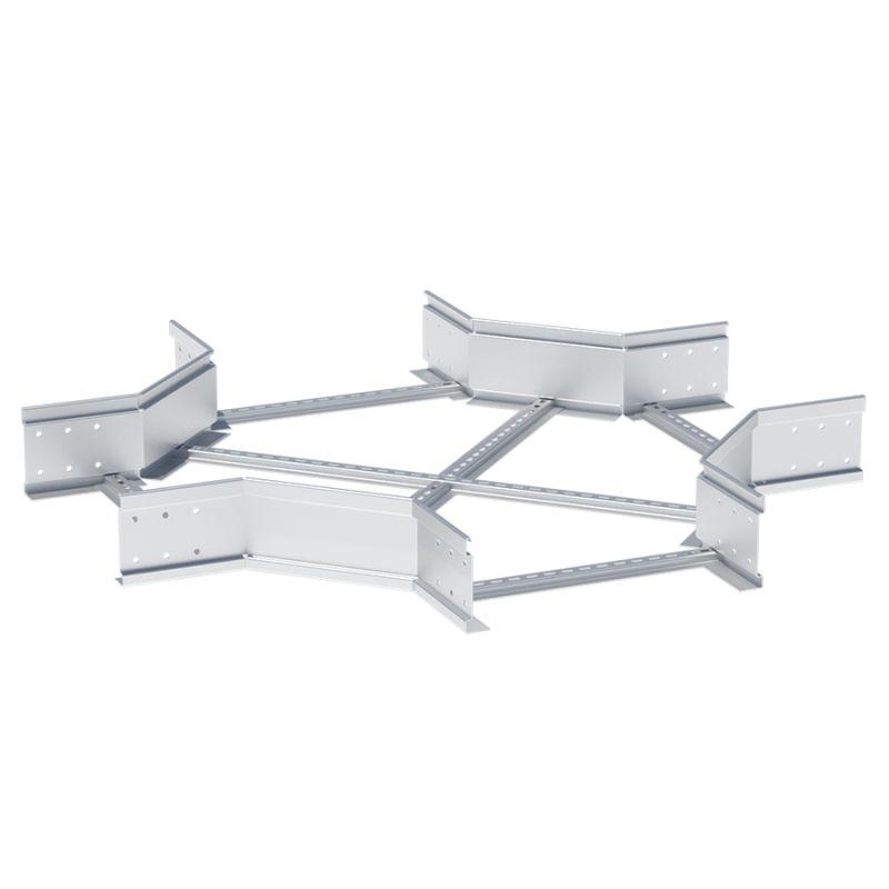 ответвитель лестничный крестообраз. 150х600 2мм усилен. hdz ekf xltp150600-2-hdz от BTSprom.by